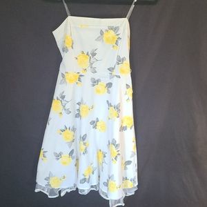 Strapless  flower dress
